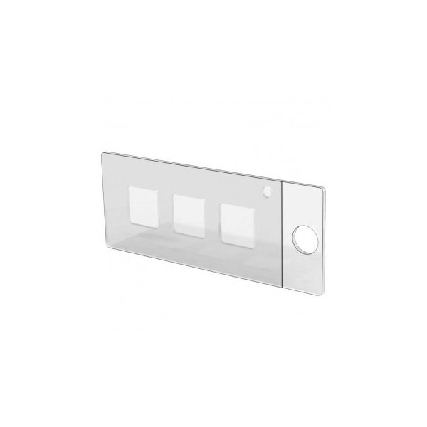 Chambered Coverslip Inserts, 3 Wells, 9.5mm, 20/pk, 20PK